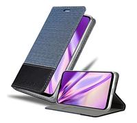 Cadorabo Custodia Libro compatibile con Motorola MOTO G10 / G30 in AZZURRO SCURO NERO - con Vani di Carte, Funzione Stand e Chiusura Magnetica - Portafoglio Cover Case Wallet Book Etui Protezione