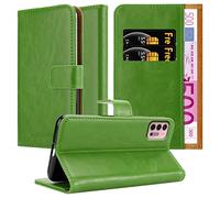 Cadorabo Custodia Libro compatibile con Motorola MOTO G10 / G30 in VERDE ERBE - con Vani di Carte, Funzione Stand e Chiusura Magnetica - Portafoglio Cover Case Wallet Book Etui Protezione