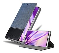 Cadorabo Custodia Libro compatibile con Samsung Galaxy A72 4G / 5G in AZZURRO SCURO NERO - con Vani di Carte, Funzione Stand e Chiusura Magnetica - Portafoglio Cover Case Wallet Book Etui Protezione