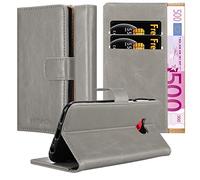 Cadorabo Custodia Libro per Asus ZenFone 4 Selfie PRO in MARRONE CAPPUCCINO - con Vani di Carte, Funzione Stand e Chiusura Magnetica - Portafoglio Cover Case Wallet Book Etui Protezione