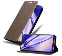 Cadorabo Custodia Libro per Asus ZenFone 5Z in BRUNO CAFÉ - con Vani di Carte, Funzione Stand e Chiusura Magnetica - Portafoglio Cover Case Wallet Book Etui Protezione