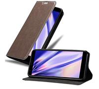 Cadorabo Custodia Libro per Google Pixel 3a in BRUNO CAFÉ - con Vani di Carte, Funzione Stand e Chiusura Magnetica - Portafoglio Cover Case Wallet Book Etui Protezione