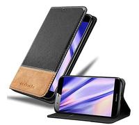Cadorabo Custodia Libro per Huawei G7 Plus / G8 / GX8 in Nero Marrone - con Vani di Carte, Funzione Stand e Chiusura Magnetica - Portafoglio Cover Case Wallet Book Etui Protezione