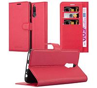 Cadorabo Custodia Libro per Huawei MATE 10 LITE in ROSSO CARMINIO - con Vani di Carte, Funzione Stand e Chiusura Magnetica - Portafoglio Cover Case Wallet Book Etui Protezione