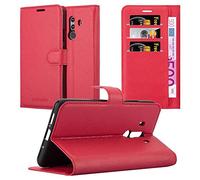 Cadorabo Custodia Libro per Huawei MATE 10 PRO in ROSSO CARMINIO - con Vani di Carte, Funzione Stand e Chiusura Magnetica - Portafoglio Cover Case Wallet Book Etui Protezione