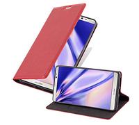 Cadorabo Custodia Libro per Huawei Mate 8 in Rosso Mela - con Vani di Carte, Funzione Stand e Chiusura Magnetica - Portafoglio Cover Case Wallet Book Etui Protezione