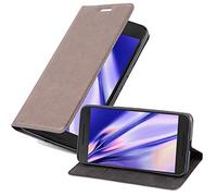 Cadorabo Custodia Libro per Huawei Nexus 6P in Bruno Café - con Vani di Carte, Funzione Stand e Chiusura Magnetica - Portafoglio Cover Case Wallet Book Etui Protezione