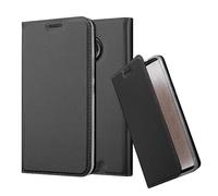 Cadorabo Custodia Libro per Motorola MOTO X4 in CLASSY NERO - con Vani di Carte, Funzione Stand e Chiusura Magnetica - Portafoglio Cover Case Wallet Book Etui Protezione