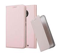 Cadorabo Custodia Libro per Motorola MOTO X4 in CLASSY ORO ROSA - con Vani di Carte, Funzione Stand e Chiusura Magnetica - Portafoglio Cover Case Wallet Book Etui Protezione
