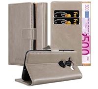 Cadorabo Custodia Libro per Nokia 8 Sirocco in MARRONE CAPPUCCINO - con Vani di Carte, Funzione Stand e Chiusura Magnetica - Portafoglio Cover Case Wallet Book Etui Protezione