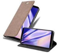 Cadorabo Custodia Libro per OnePlus 5T in BRUNO CAFÉ - con Vani di Carte, Funzione Stand e Chiusura Magnetica - Portafoglio Cover Case Wallet Book Etui Protezione