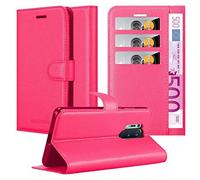 Cadorabo Custodia Libro per Oneplus 8 pro in ROSA VIVO - con Vani di Carte, Funzione Stand e Chiusura Magnetica - Portafoglio Cover Case Wallet Book Etui Protezione