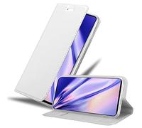 Cadorabo Custodia Libro per Samsung Galaxy A71 in CLASSY ARGENTO - con Vani di Carte, Funzione Stand e Chiusura Magnetica - Portafoglio Cover Case Wallet Book Etui Protezione