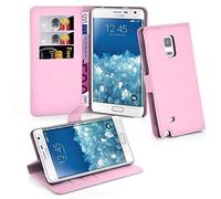 Cadorabo Custodia Libro per Samsung Galaxy Note Edge in Rosa - con Vani di Carte, Funzione Stand e Chiusura Magnetica - Portafoglio Cover Case Wallet Book Etui Protezione