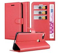 Cadorabo Custodia Libro per Xiaomi Mi A1 / Mi 5X in ROSSO CARMINIO - con Vani di Carte, Funzione Stand e Chiusura Magnetica - Portafoglio Cover Case Wallet Book Etui Protezione