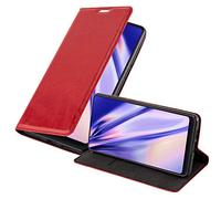 Cadorabo Custodia Libro per Xiaomi Mi MIX 2S in ROSSO MELA - con Vani di Carte, Funzione Stand e Chiusura Magnetica - Portafoglio Cover Case Wallet Book Etui Protezione