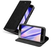 Cadorabo Custodia Libro per ZTE BLADE A612 in NERO DI NOTTE - con Vani di Carte, Funzione Stand e Chiusura Magnetica - Portafoglio Cover Case Wallet Book Etui Protezione