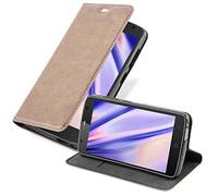 Cadorabo Custodia Libro per ZTE BLADE L5 in BRUNO CAFÉ - con Vani di Carte, Funzione Stand e Chiusura Magnetica - Portafoglio Cover Case Wallet Book Etui Protezione