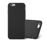 Cadorabo Custodia per Apple iPhone 6 / iPhone 6S in FROST NERO - Morbida Cover Protettiva Sottile di Silicone TPU con Bordo Protezione - Ultra Slim Case Antiurto Gel Back Bumper Guscio