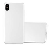 Cadorabo Custodia per Apple iPhone XS MAX in ARGENTO METALLO - Rigida Cover Protettiva Sottile con Bordo Protezione - Back Hard Case Ultra Slim Bumper Antiurto Guscio Plastica