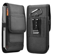 Cadorabo custodia per cellulare con clip da cintura compatibile con Samsung Galaxy XCover 6 PRO in NERO -Custodia protettiva a 360 gradi -Astuccio da cintura con moschettone e portapenne