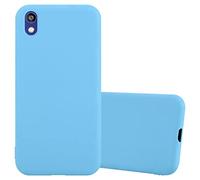 Cadorabo Custodia per Honor 8s / Y5 2019 / Huawei Enjoy Play 8 in CANDY BLU - Morbida Cover Protettiva Sottile di Silicone TPU con Bordo Protezione - Ultra Slim Case Antiurto Gel Back Bumper Guscio