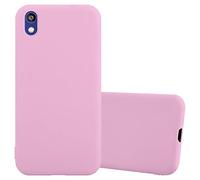 Cadorabo Custodia per Honor 8s / Y5 2019 / Huawei Enjoy Play 8 in CANDY ROSA - Morbida Cover Protettiva Sottile di Silicone TPU con Bordo Protezione - Ultra Slim Case Antiurto Gel Back Bumper Guscio