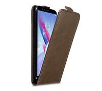 Cadorabo Custodia per Honor 9 LITE in BRUNO CAFFÈ - Protezione in Stile Flip con Chiusura Magnetica - Case Cover Wallet Book Etui