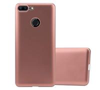 Cadorabo Custodia per Honor 9 LITE in ORO ROSA METALLICO - Morbida Cover Protettiva Sottile di Silicone TPU con Bordo Protezione - Ultra Slim Case Antiurto Gel Back Bumper Guscio