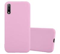 Cadorabo Custodia per Honor 9x in CANDY ROSA - Morbida Cover Protettiva Sottile di Silicone TPU con Bordo Protezione - Ultra Slim Case Antiurto Gel Back Bumper Guscio