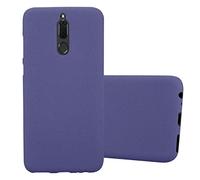 Cadorabo Custodia per Huawei MATE 10 LITE in FROST BLU SCURO - Morbida Cover Protettiva Sottile di Silicone TPU con Bordo Protezione - Ultra Slim Case Antiurto Gel Back Bumper Guscio