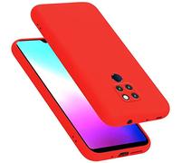 Cadorabo Custodia per Huawei MATE 20 in LIQUID ROSSO - Morbida Cover Protettiva Sottile di Silicone TPU con Bordo Protezione - Ultra Slim Case Antiurto Gel Back Bumper Guscio