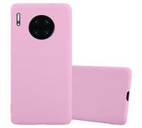 Cadorabo Custodia per Huawei Mate 30 PRO in CANDY ROSA - Morbida Cover Protettiva Sottile di Silicone TPU con Bordo Protezione - Ultra Slim Case Antiurto Gel Back Bumper Guscio