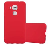 Cadorabo Custodia per Huawei Nova Plus in Candy Rosso - Morbida Cover Protettiva Sottile di Silicone TPU con Bordo Protezione - Ultra Slim Case Antiurto Gel Back Bumper Guscio