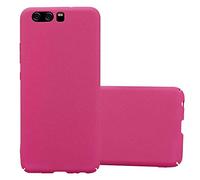 Cadorabo Custodia per Huawei P10 in Frosty Rosa - Rigida Cover Protettiva Sottile con Bordo Protezione - Back Hard Case Ultra Slim Bumper Antiurto Guscio Plastica