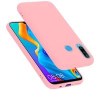 Cadorabo Custodia per Huawei P30 LITE in LIQUID ROSA - Morbida Cover Protettiva Sottile di Silicone TPU con Bordo Protezione - Ultra Slim Case Antiurto Gel Back Bumper Guscio