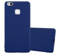 Cadorabo Custodia per Huawei P9 LITE in CANDY BLU SCURO - Morbida Cover Protettiva Sottile di Silicone TPU con Bordo Protezione - Ultra Slim Case Antiurto Gel Back Bumper Guscio