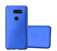 Cadorabo Custodia per LG V30 in AZZURRO METALLICO - Morbida Cover Protettiva Sottile di Silicone TPU con Bordo Protezione - Ultra Slim Case Antiurto Gel Back Bumper Guscio