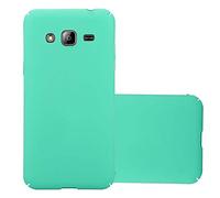 Cadorabo Custodia per Samsung Galaxy J3 2017 in FROSTY VERDE - Rigida Cover Protettiva Sottile con Bordo Protezione - Back Hard Case Ultra Slim Bumper Antiurto Guscio Plastica