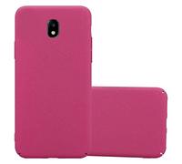 Cadorabo Custodia per Samsung Galaxy J5 2017 in FROSTY ROSA - Rigida Cover Protettiva Sottile con Bordo Protezione - Back Hard Case Ultra Slim Bumper Antiurto Guscio Plastica
