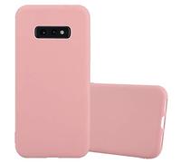 Cadorabo Custodia per Samsung Galaxy S10e in CANDY ROSA - Morbida Cover Protettiva Sottile di Silicone TPU con Bordo Protezione - Ultra Slim Case Antiurto Gel Back Bumper Guscio