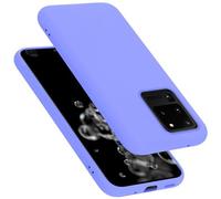 Cadorabo Custodia per Samsung Galaxy S20 Ultra in Liquid Lila Chiaro - Morbida Cover Protettiva Sottile di Silicone TPU con Bordo Protezione - Ultra Slim Case Antiurto Gel Back Bumper Guscio