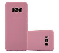 Cadorabo Custodia per Samsung Galaxy S8 in Candy Rosa - Morbida Cover Protettiva Sottile di Silicone TPU con Bordo Protezione - Ultra Slim Case Antiurto Gel Back Bumper Guscio