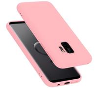 Cadorabo Custodia per Samsung Galaxy S9 in Liquid Rosa - Morbida Cover Protettiva Sottile di Silicone TPU con Bordo Protezione - Ultra Slim Case Antiurto Gel Back Bumper Guscio