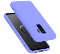 Cadorabo Custodia per Samsung Galaxy S9 PLUS in LIQUID LILA CHIARO - Morbida Cover Protettiva Sottile di Silicone TPU con Bordo Protezione - Ultra Slim Case Antiurto Gel Back Bumper Guscio