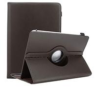 Cadorabo Custodia per tablet compatibile con Medion LifeTab X10301 in MARRONE - Custodia protettiva in pelle sintetica con funzione di supporto - Custodia a 360 gradi con elastico