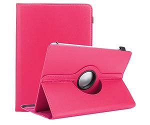 Cadorabo Custodia per tablet compatibile con Medion LifeTab X10313 in ROSA - Custodia protettiva in pelle sintetica con funzione di supporto - Custodia a 360 gradi con elastico