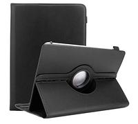 Cadorabo Custodia per Tablet Compatibile con Trekstor Surftab Y10 in Nero - Custodia Protettiva in Pelle Sintetica con Funzione di Supporto - Custodia a 360 Gradi con Elastico
