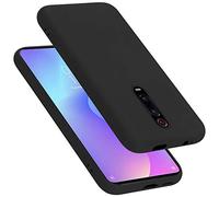 Cadorabo Custodia per Xiaomi 9T/K20/K20 Pro in LIQUID NERO - Morbida Cover Protettiva Sottile di Silicone TPU con Bordo Protezione - Ultra Slim Case Antiurto Gel Back Bumper Guscio