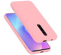 Cadorabo Custodia per Xiaomi 9T/K20/K20 Pro in LIQUID ROSA - Morbida Cover Protettiva Sottile di Silicone TPU con Bordo Protezione - Ultra Slim Case Antiurto Gel Back Bumper Guscio
